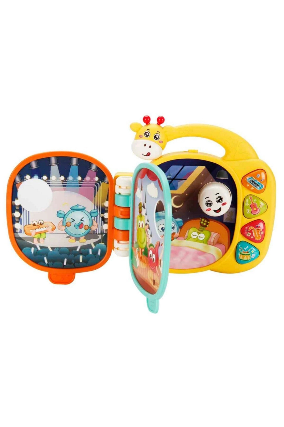 NW NessiWorld Sesli ve Işıklı Zürafa Figürlü Müzik Kitabı fotoğrafı 4 (önizleme)