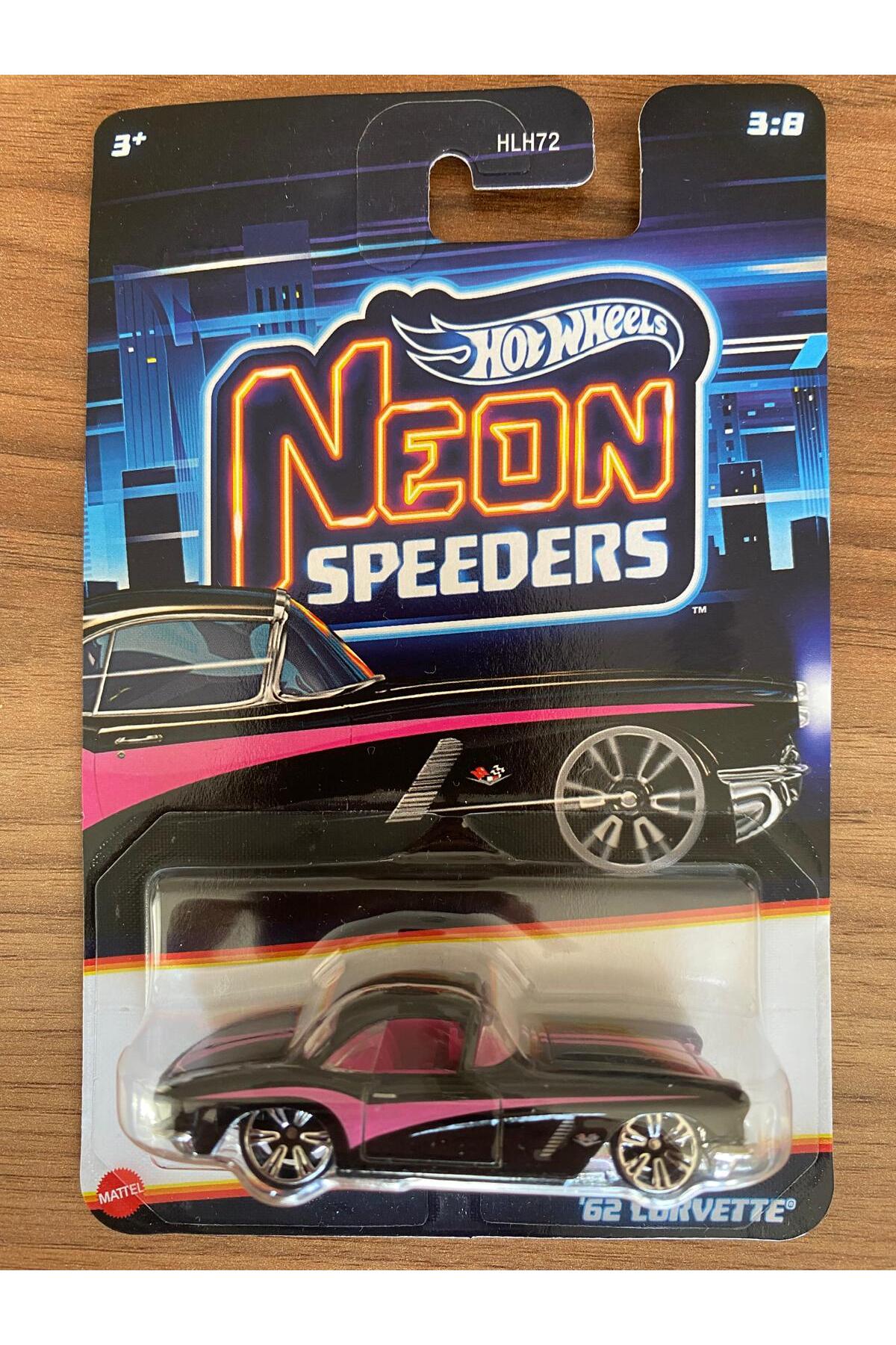 HOT WHEELS Neon Speeders '62 Corvette HLH72 - Fiyatı, Yorumları