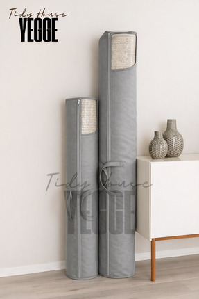 YEGGE Kaliteli Halı Hurcu- 4m2 170cm- Pencereli, Tutma Kulplu, Kalın Kumaşlı ...