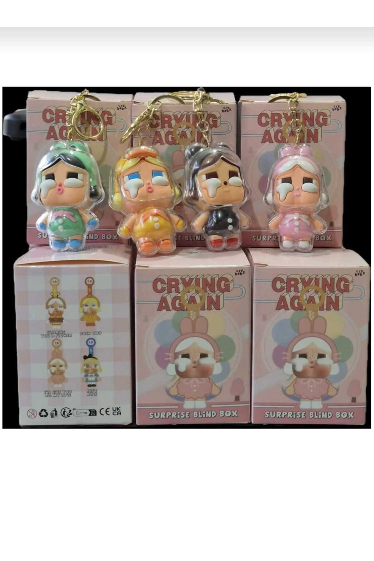 aksooytoys Crying Again Cry Baby Çanta Aksesuar Anahtarlık 16 CM
