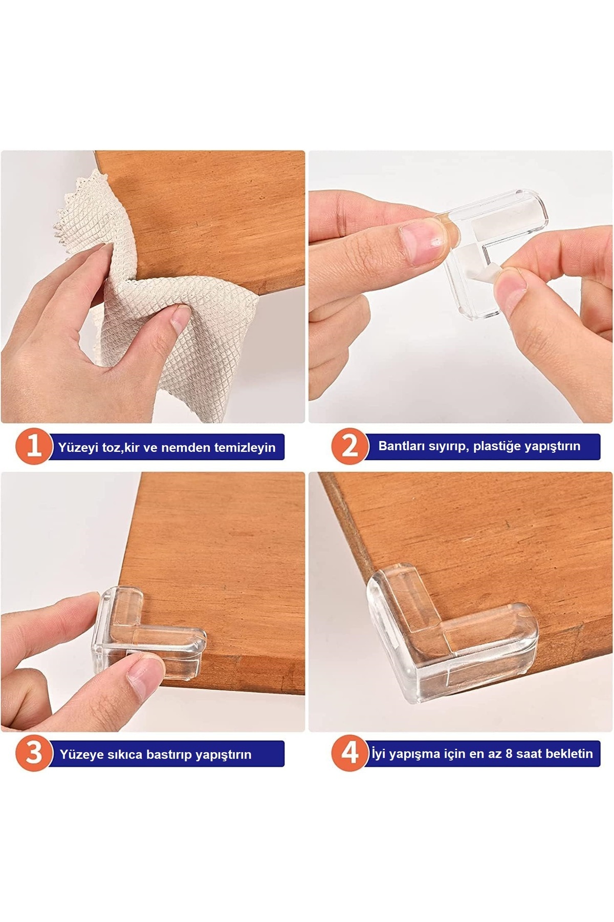 Tarix Masa Kenar Köşe Koruyucu 4 Adet fotoğrafı 6 (önizleme)