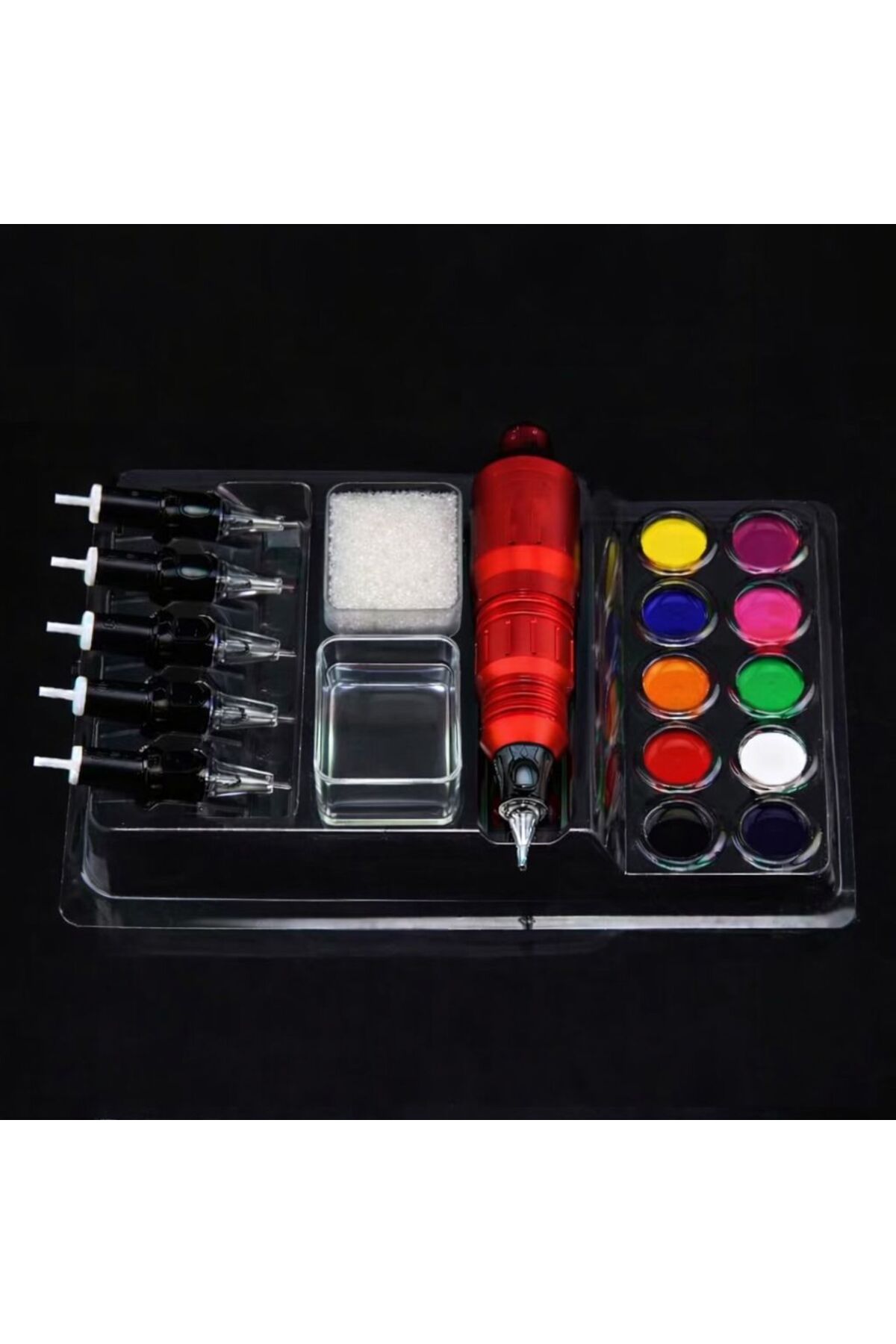 Dövme Boya Pota Organizer Cev Ink Tray (20'Li Steril Paket) — تصویر 6 از 8
