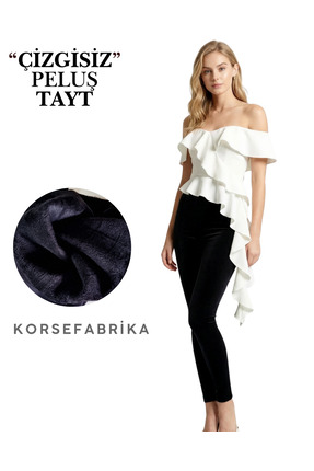 korsefabrika trend mood store ÇİZGİSİZ Peluş Termal Tayt Sıcacık Tutan Kışlık...