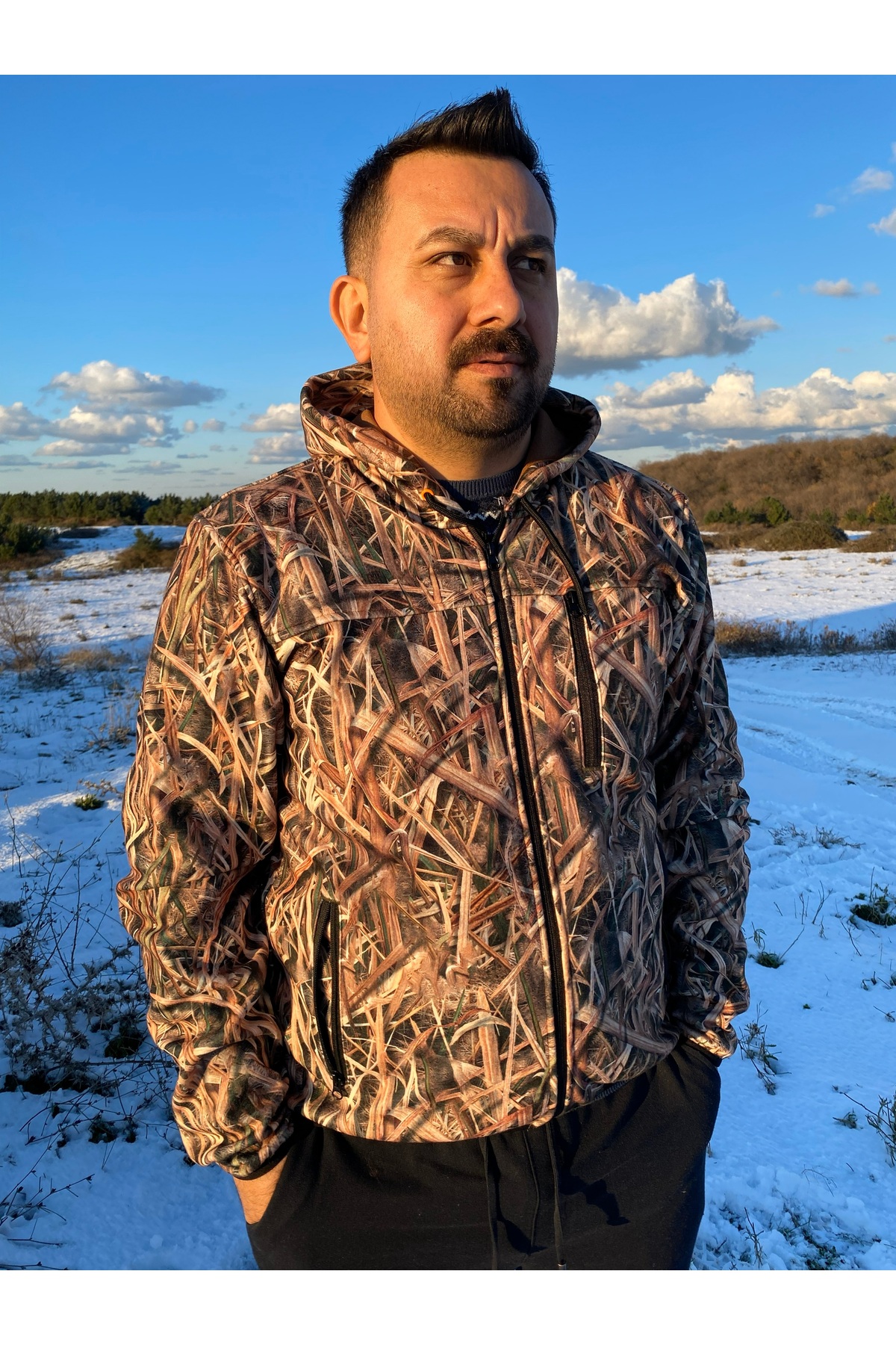SAZ PATTERN POLAR — خاکی HUNTING — تصویر 2 از 3