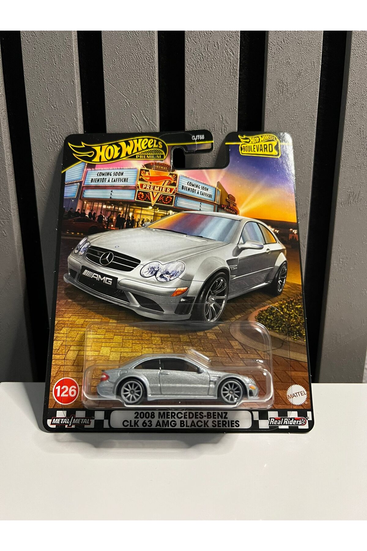 HOT WHEELS HotWheels Premium 2008 Mercedes-Benz Clk 63 Amg Black