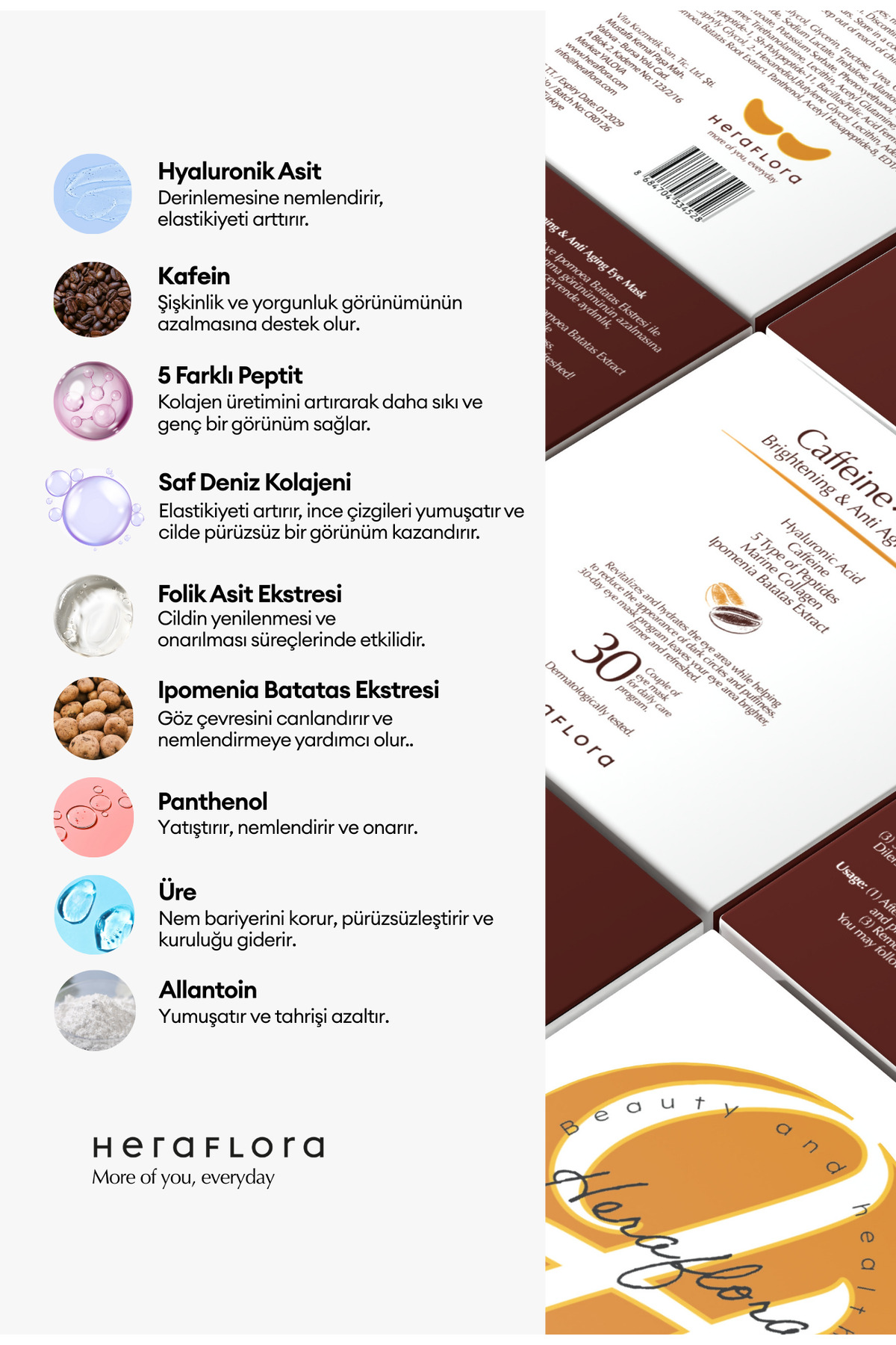 Caffeine Routine Göz Altı Aydınlatıcı, Morluk ve Torbalanma Karşıtı 30'lu Göz Maskesi — 8684704334528 — تصویر 3 از 7