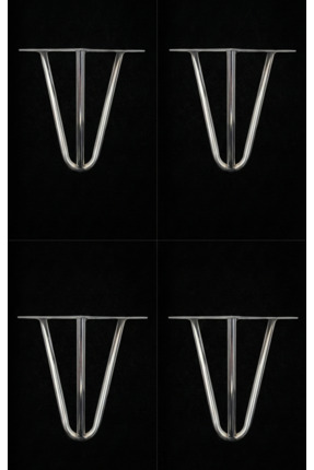 DECOVIBE Lüks Mobilya Ayağı Metal Krom Kaplama Koltuk Kanepe Berjer Dolap Üni...