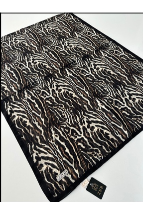 ZER ORGANIC PAMUK SOFT ŞAL LEOPAR SERİSİ HAFİF ŞIK ŞAL %100 ORGANIC PAMUK