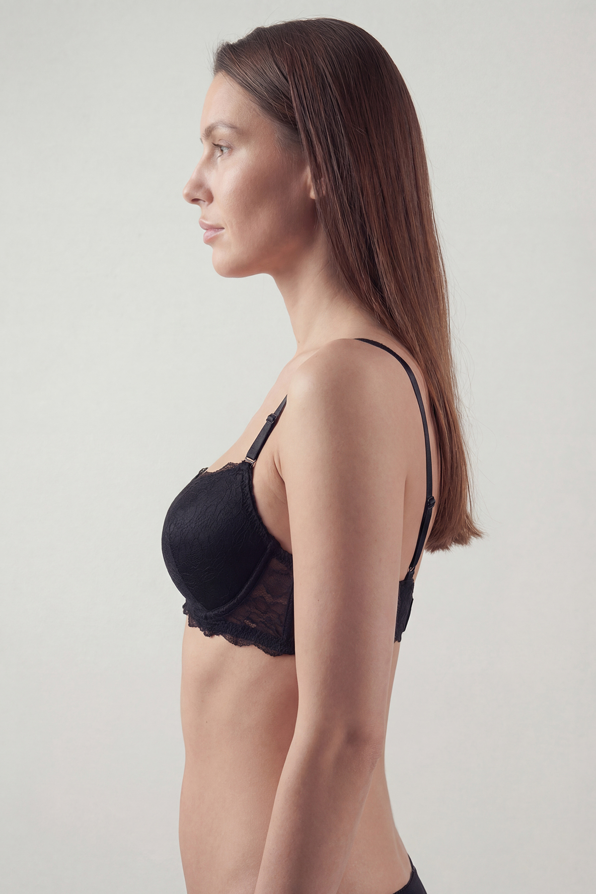 par lingerie pl Dantelli Destekli Dolgulu Balenli Sütyen A1 görsel 3