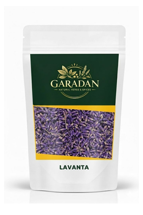 GARADAN Premium Lavanta Çayı (Lavender Flowers) – Doğal Kurutulmuş, Elenmiş 2...