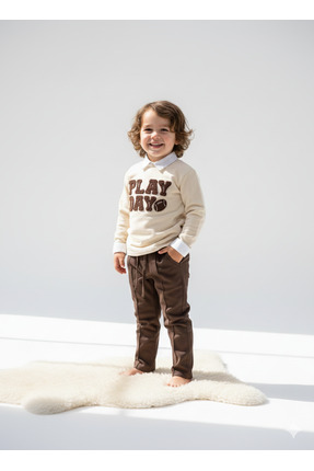 Momivi Kids Rahat Günlük Play Day Baskılı Spor Temalı Erkek Bebek&Çocuk 3'lü ...