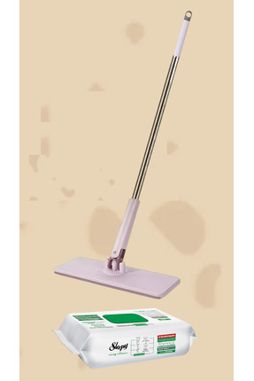 FOREVERSTORS Yüzey Temizleme Beyaz Sabun Katkılı Mendil Ve Tembel Mop Tüm Bez...