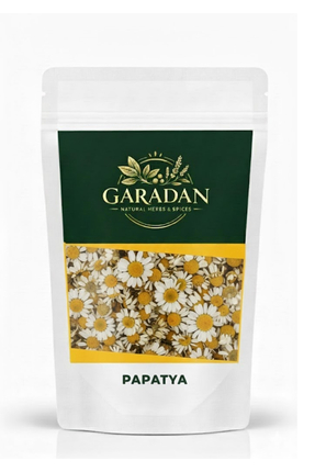 GARADAN Yeni Mahsül Premium Papatya Çayı (Chamomile Flowers) – Elenmiş, Doğal...