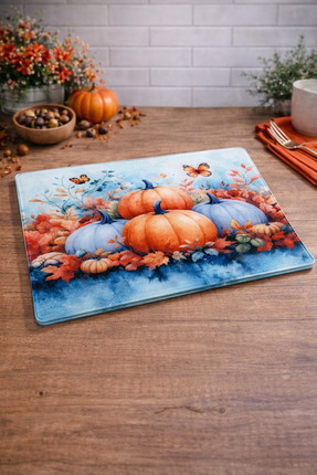 Mutfika Temperli Kırılmaz Cam Kesim Panosu