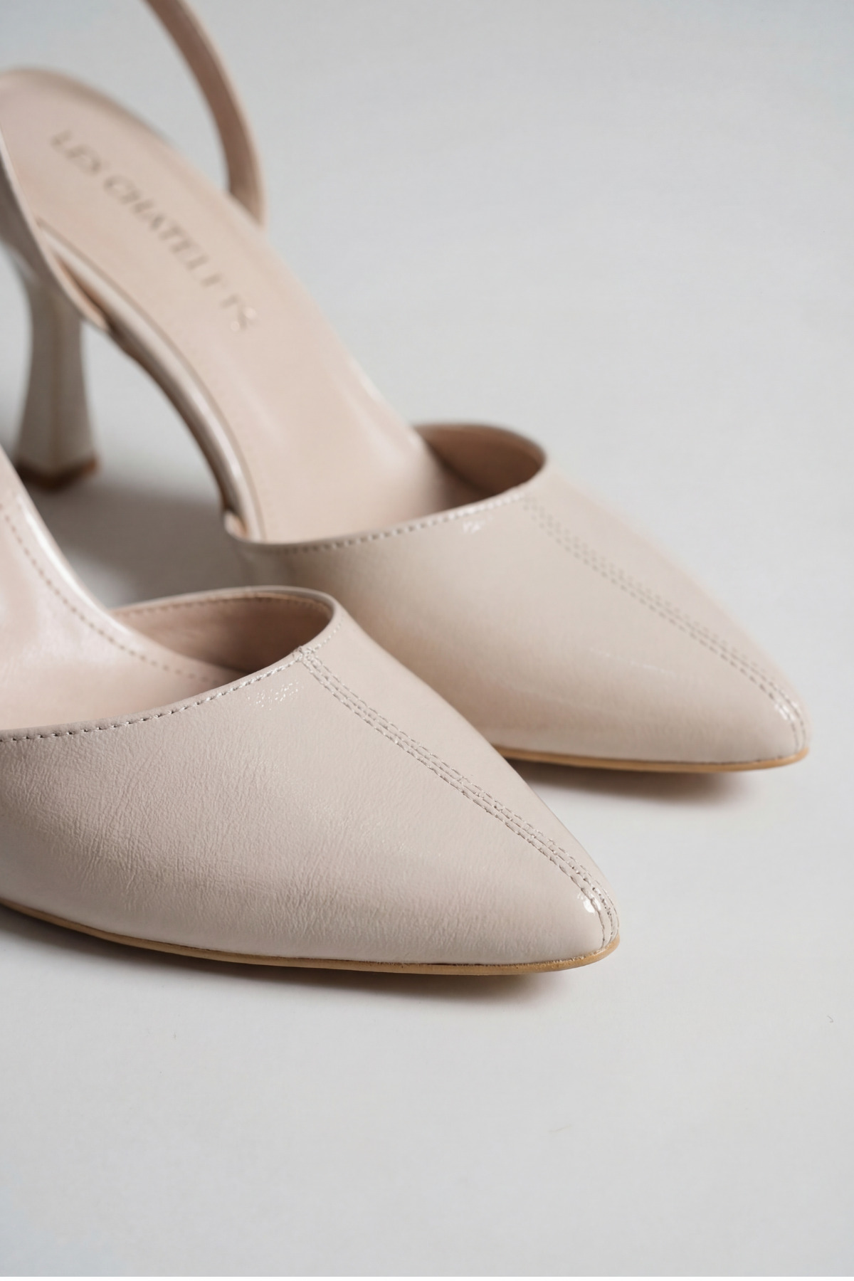 Les Chatelets  L’ANCRE Sivri Burun Bilekten Bağlama Topuklu Ayakkabı - Görsel 7