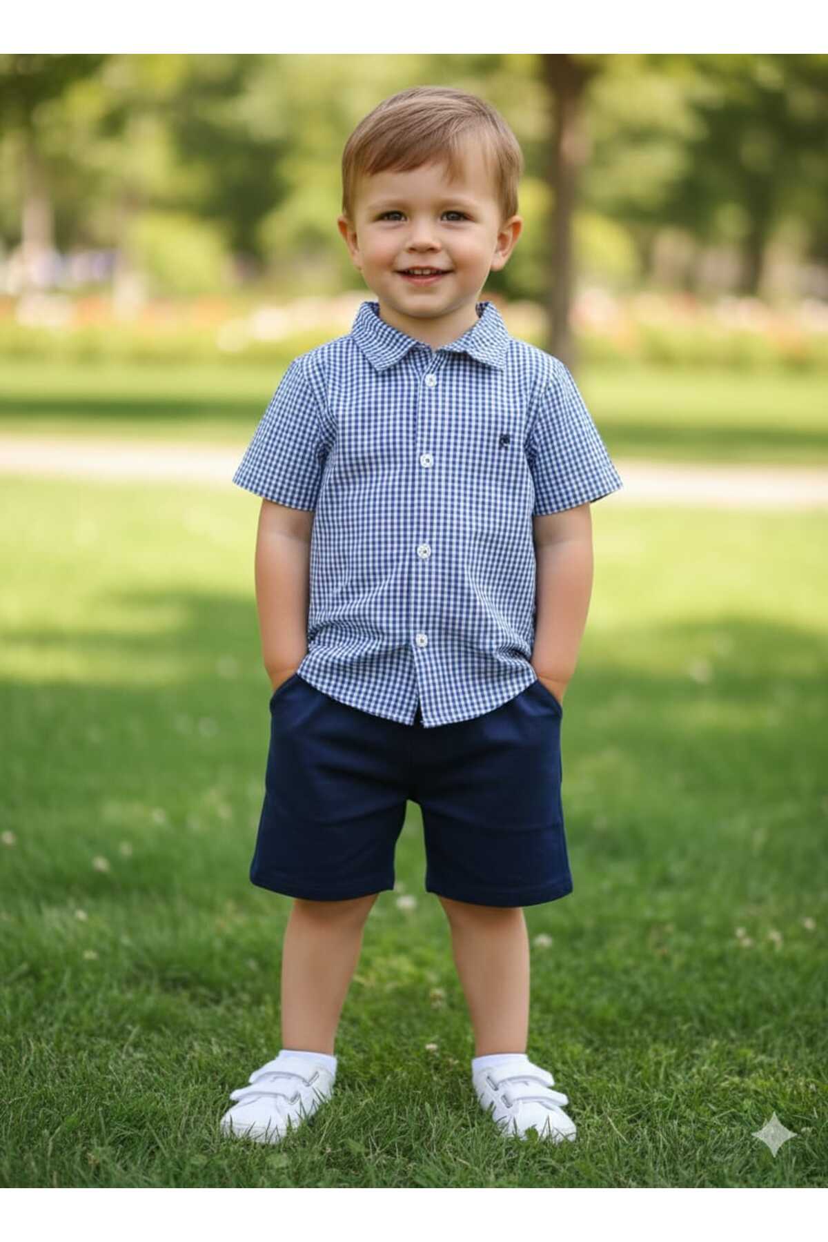 پیر کاردین ست دو تکه بافتنی طرح‌دار دکمه‌دار جلو.