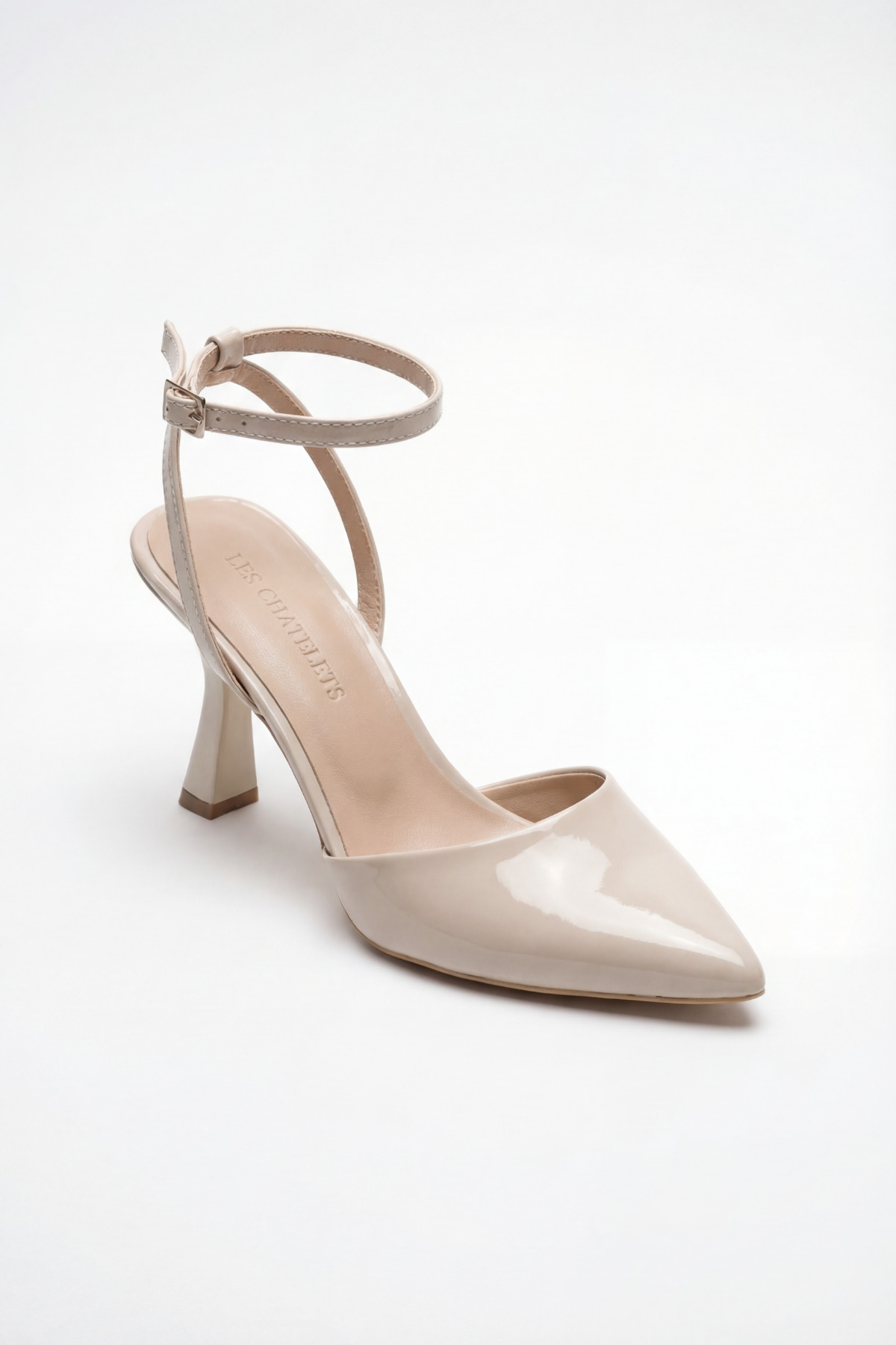 Les Chatelets  L’ANCRE Sivri Burun Bilekten Bağlama Topuklu Ayakkabı - Görsel 5