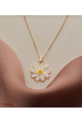 FROSTREL Papatya Figürlü Kolye - Zarif Ve Şık Kadın Kolyesi