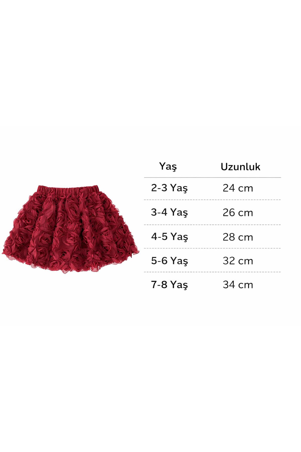 TREND NATURAL Kız Çocuk Triko Kazak ve Gül Detaylı Etek Toka ve Çanta 2-8 yaş Bordo ve Pembe fotoğrafı 7 (önizleme)