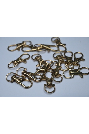 SEM AKSESUAR 1 CM Balık Kanca Light (GOLD) - Metal Çanta ve Cüzdan Askı Klips...