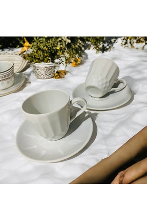 Altijara Porselen Kahve Fincan Takımı 2’Li set Türk Kahvesi Fincanı