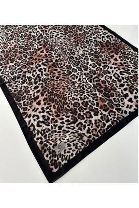 ZER ORGANIC PAMUKLU LEOPAR SERİSİ ŞAL %100 PAMUK