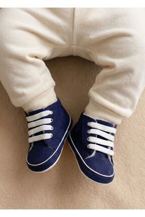 Numix Baby Kids Organik Pamuk Astarlı, Bebek İlk Adım Ayakkabısı, Bağacıklı ,...