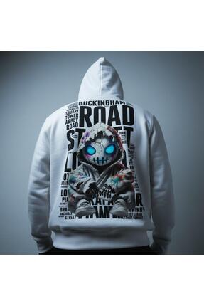 Vento Milano Urban Buckingham Road Tasarım Baskılı Unisex Oversize Kapüşonlu ...