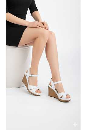 AYNSOHES35 Kadın Rahat Dolgun Taban Şık Günlülk Sandalet