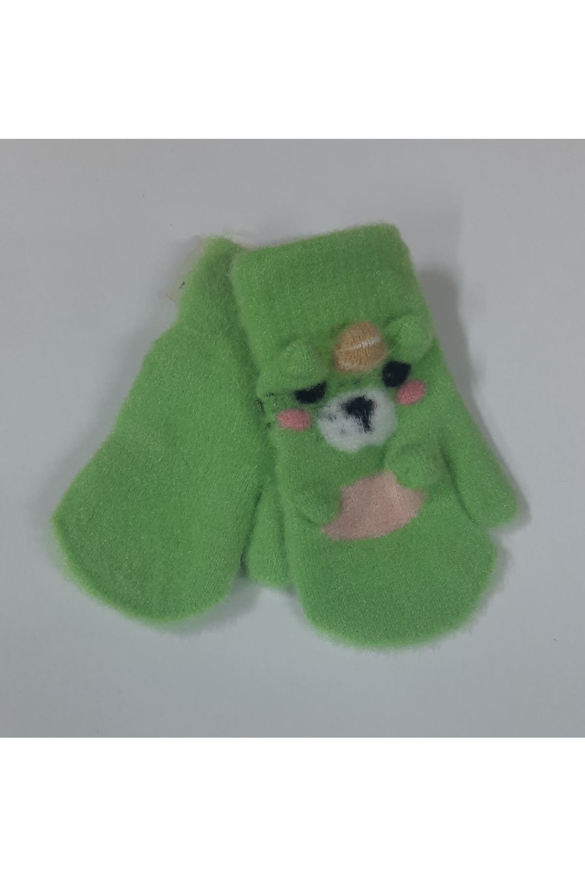 ydn Bebek Tek Parmak Yumuşak Peluş Eldiven Ayıcık Desenli (3-5 yaş) fotoğrafı 2 (önizleme)