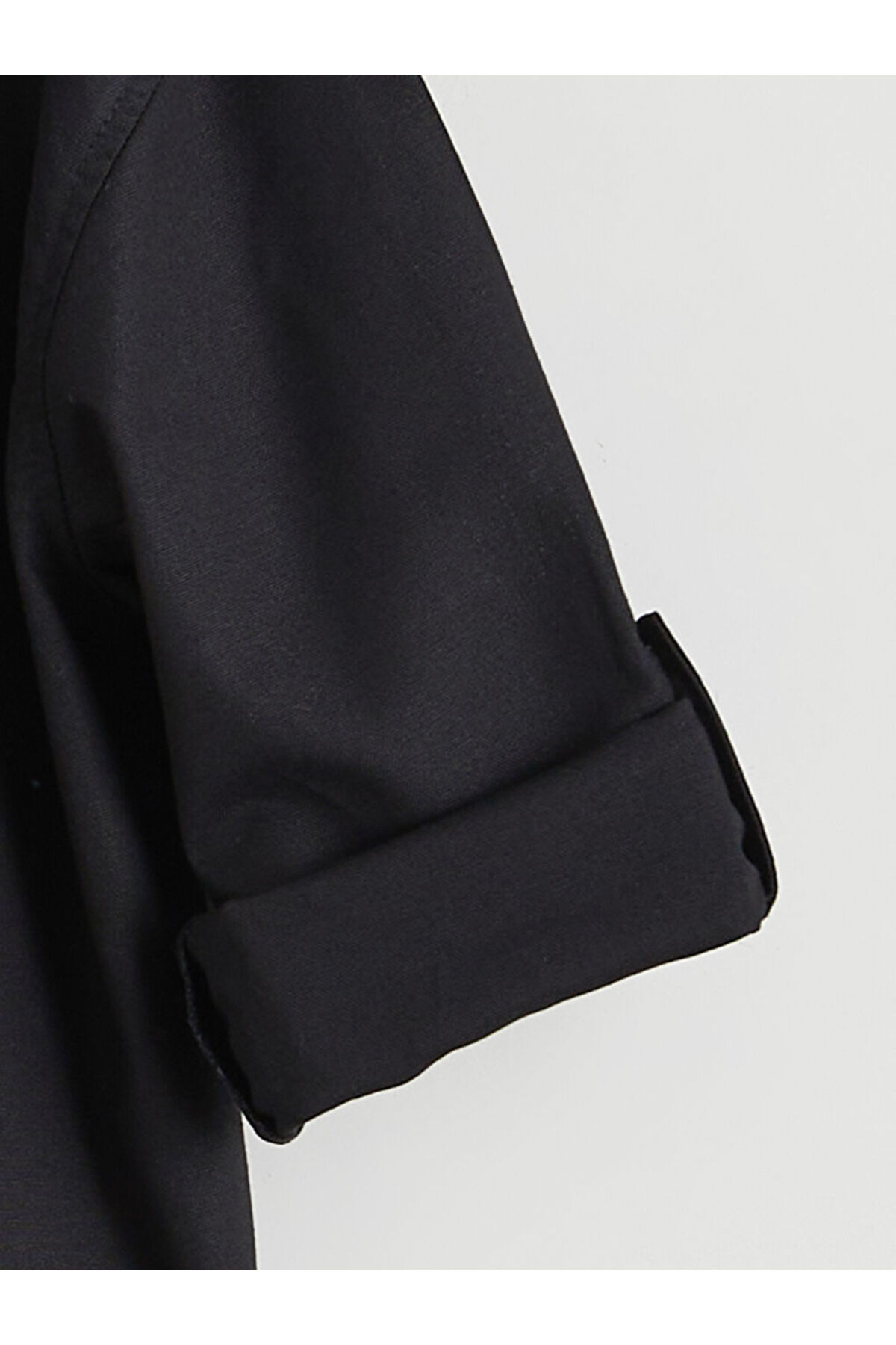 LC Waikiki Siyah Basic Erkek Çocuk Gömlek fotoğrafı 2 (önizleme)