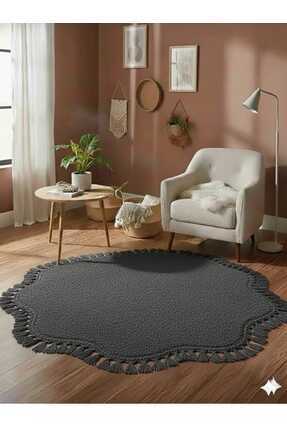 ALTUN CARPET MODERN PAPATYA PONPON SAÇAKLI PELÜŞ HALI KAYMAZ TABAN SOLON HALI...