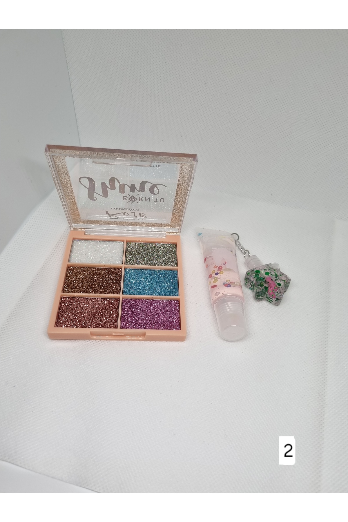 Glitter ve Lipp Gloss Set 3