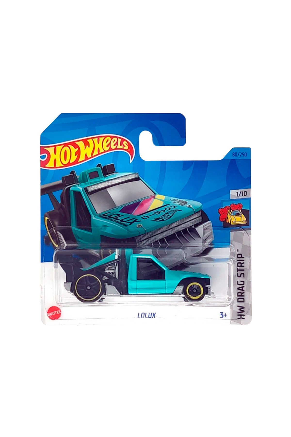 Masinuta Lolux, HW Drag Strip 2023, Turcoaz, 1:64