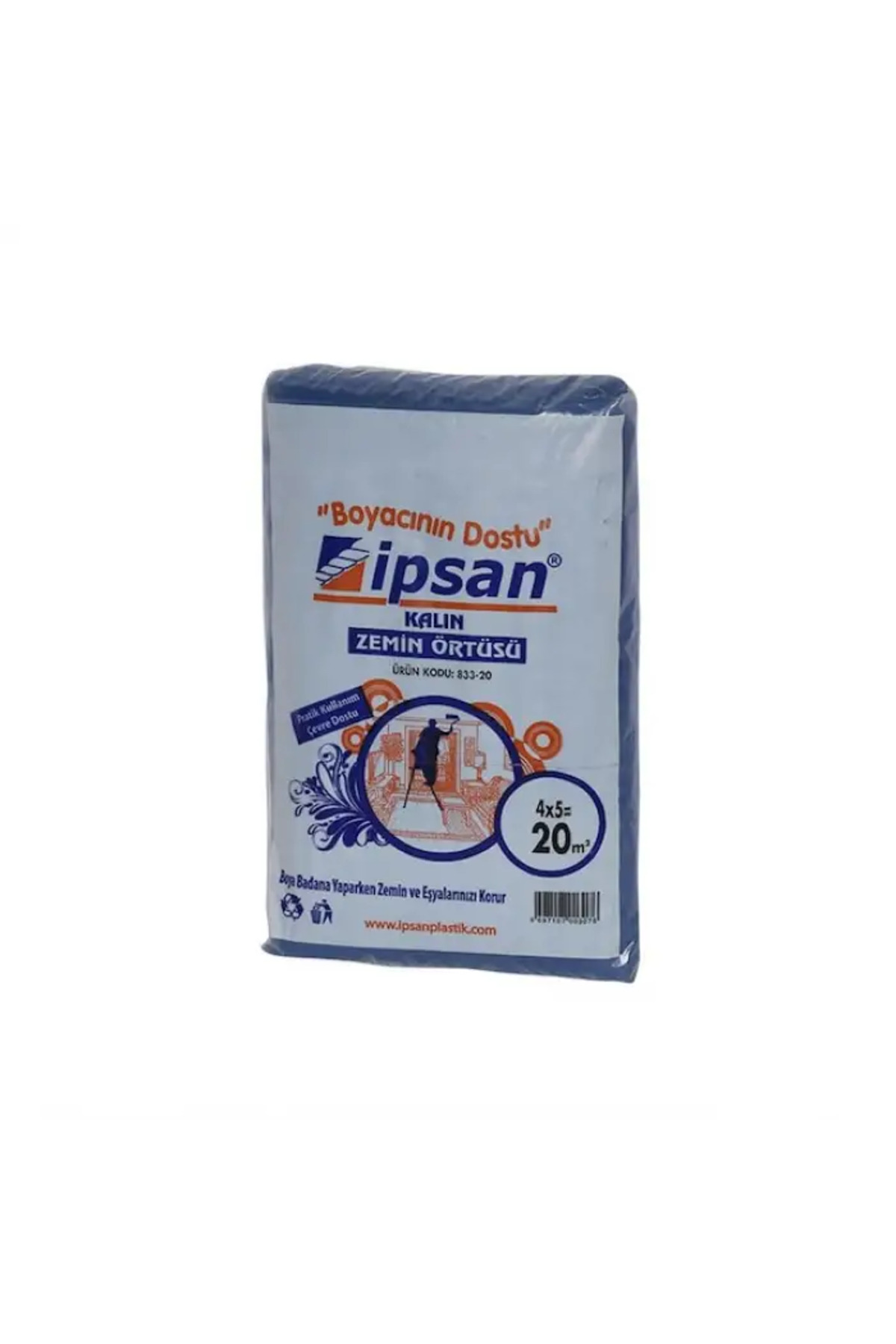 Genel Markalar Ipsan Kalın Zemin Örtüsü 4x5 = 20 M2 Pratik Çevre Dostu Kullanım Boyacılara Uygun fotoğrafı 2 (önizleme)