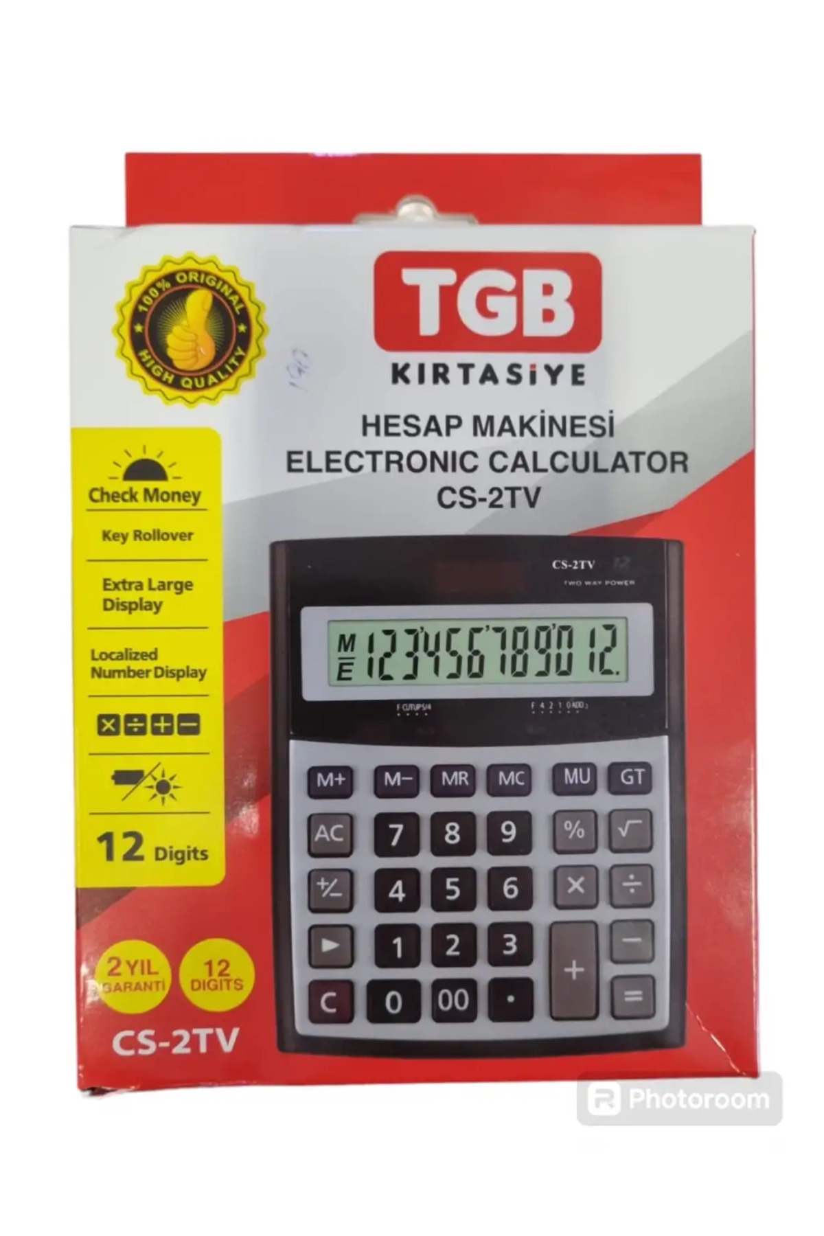 Tgb Hesap Makinesi Cs-2tv