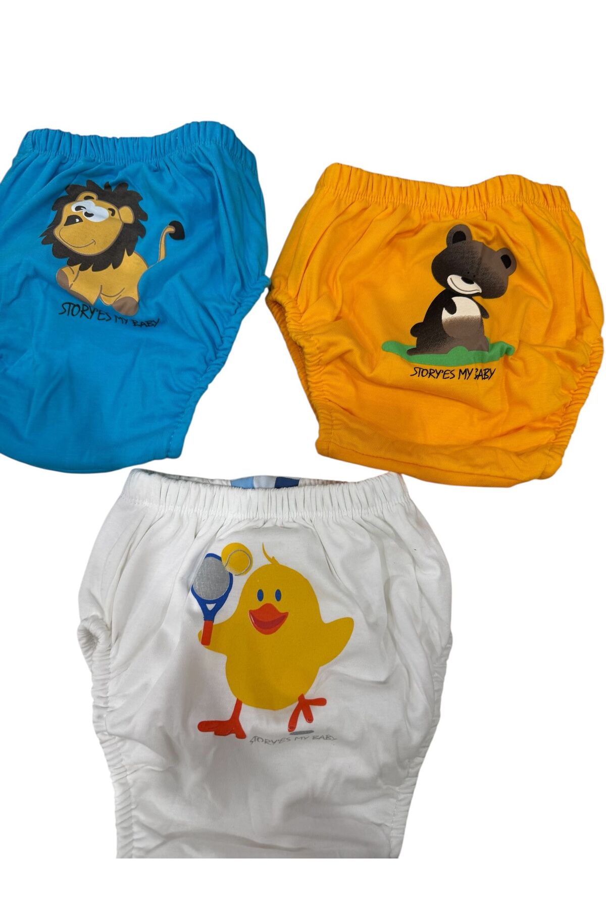 zhrcollection Bebek Alıştırma Külodu 3’lü Set – %100 Pamuk, Sızdırmaz, Eğitici Tuvalet Eğitim Külodu fotoğrafı 2 (önizleme)