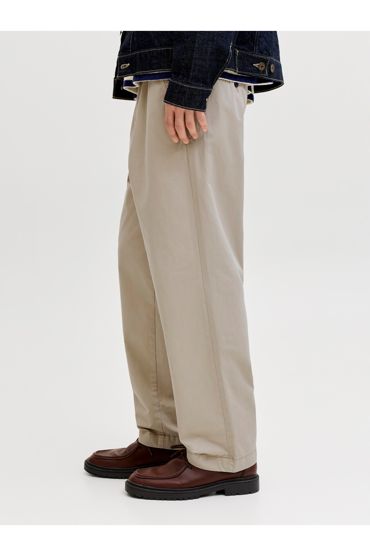 شلوار مردانه راسته فاق بلند | جک اند جونز Jack & Jones 12288514 - تصویر 6