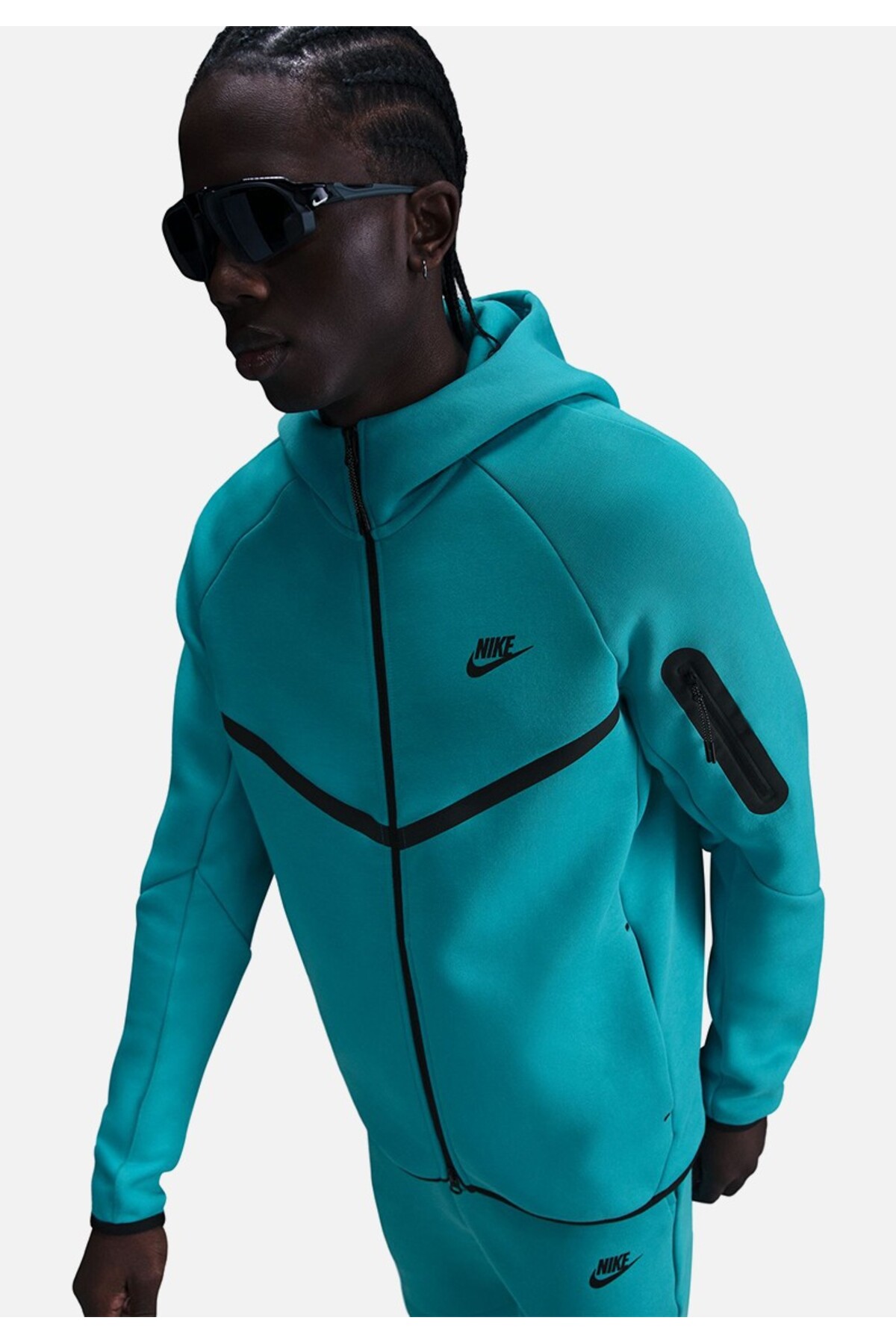 سویشرت مردانه Tech Fleece FZ Windrunner HV0949-345 Yakamoz Sport نایکی سویشرت اسپرت Nike