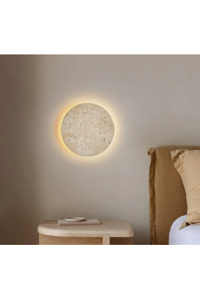 DEISIS HOME VAASA Traverten Dairesel Duvar Apliği