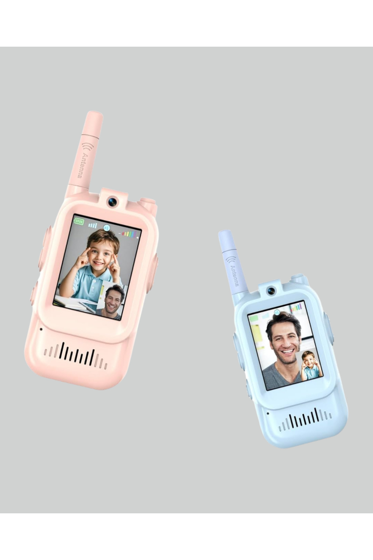 buyx 3–12 Yaş Çocuklara Uygun Görüntülü Walkie Talkie Seti - BUYX2011-3271 fotoğrafı 5 (önizleme)