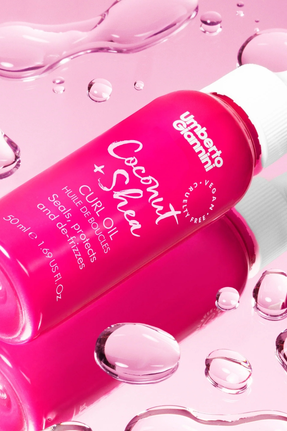 Coconut & Shea Curl Oil - Bukle Onarıcı & Nemlendirici Saç Yağı — U202 — تصویر 4 از 6