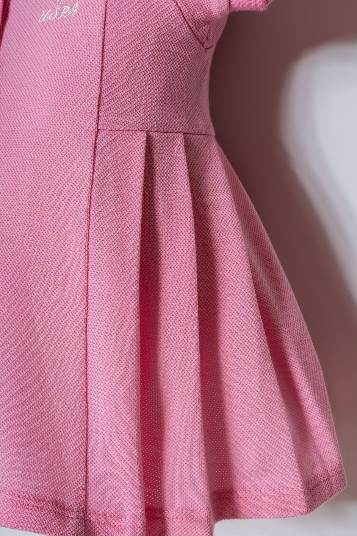 U.S. Polo Assn. U.S Polo Assn. Kız Bebek Pembe Elbise fotoğrafı 3 (önizleme)