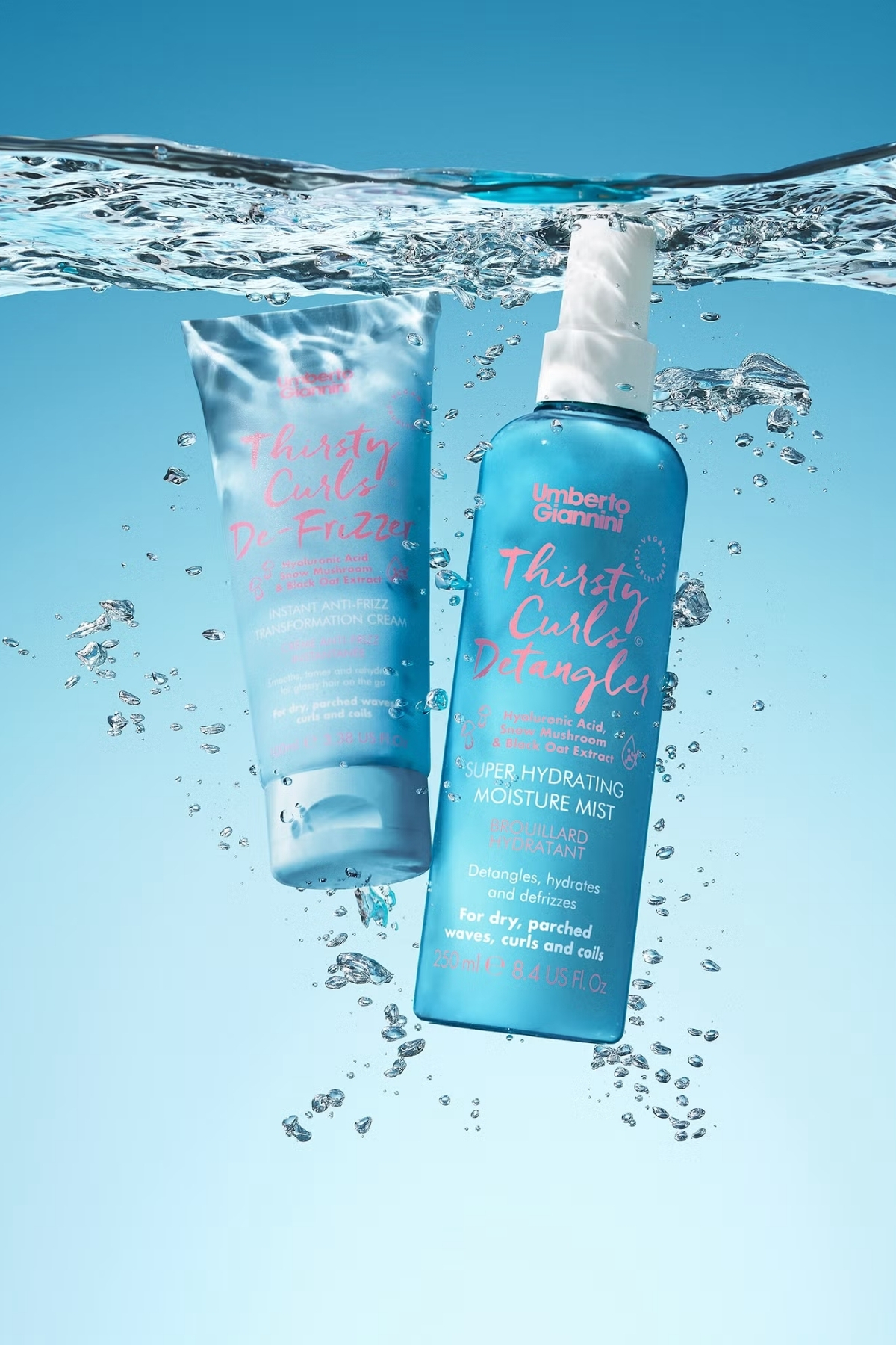 Thirsty Curls De-Frizzer - Anında Kabarma Giderici Bukle Dönüştürücü Krem — U235 — تصویر 5 از 5