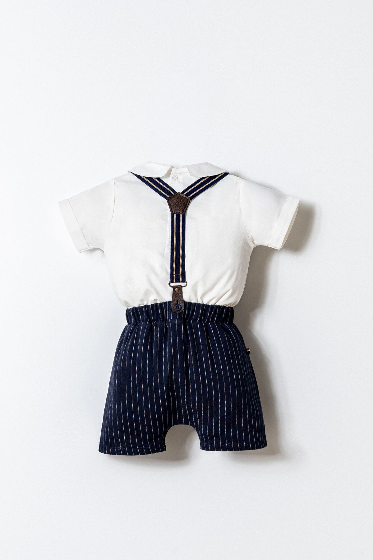 U.S. Polo Assn. Erkek Bebek Beyaz Şort Takım fotoğrafı 4 (önizleme)