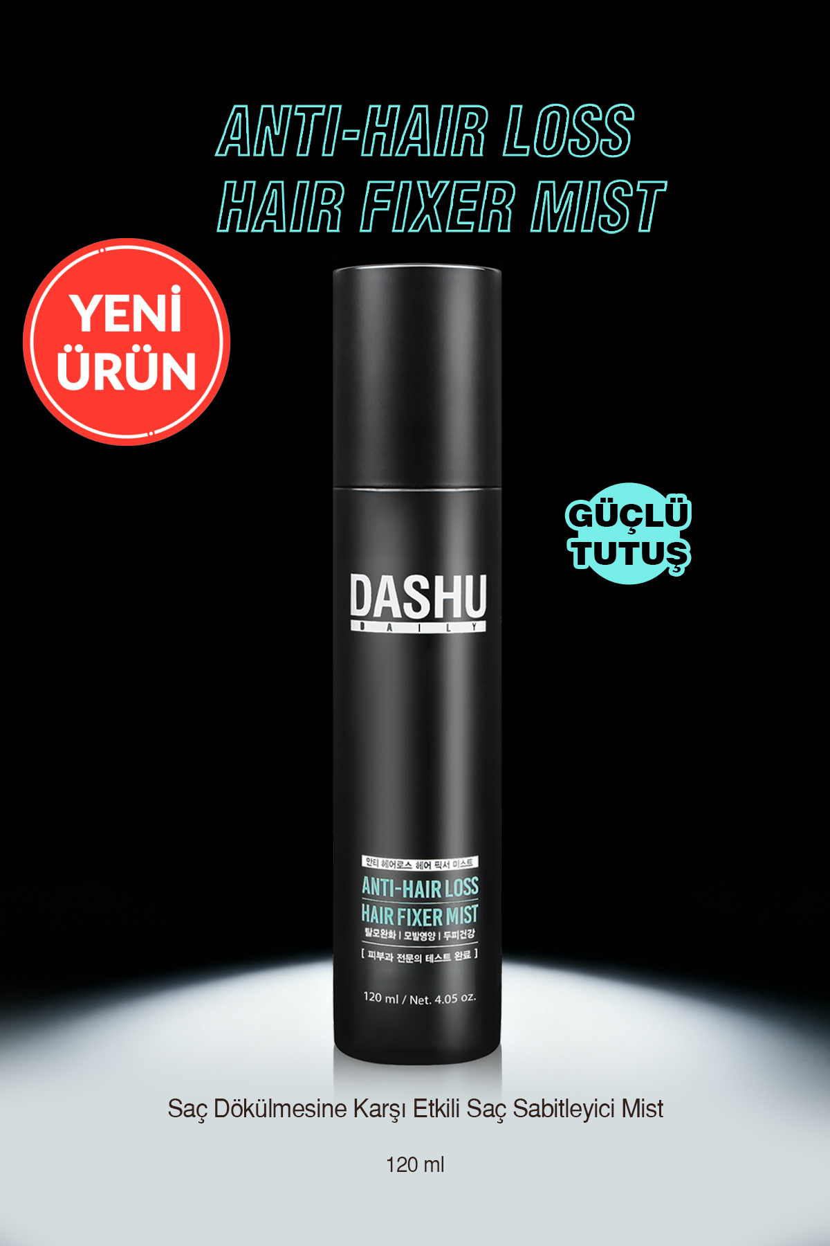 Dashu Saç Dökülmesine Karşı Etkili Topik Saç Sabitleyici Mist Daily Anti-Hair Loss Hair Fixer Mist — 8752