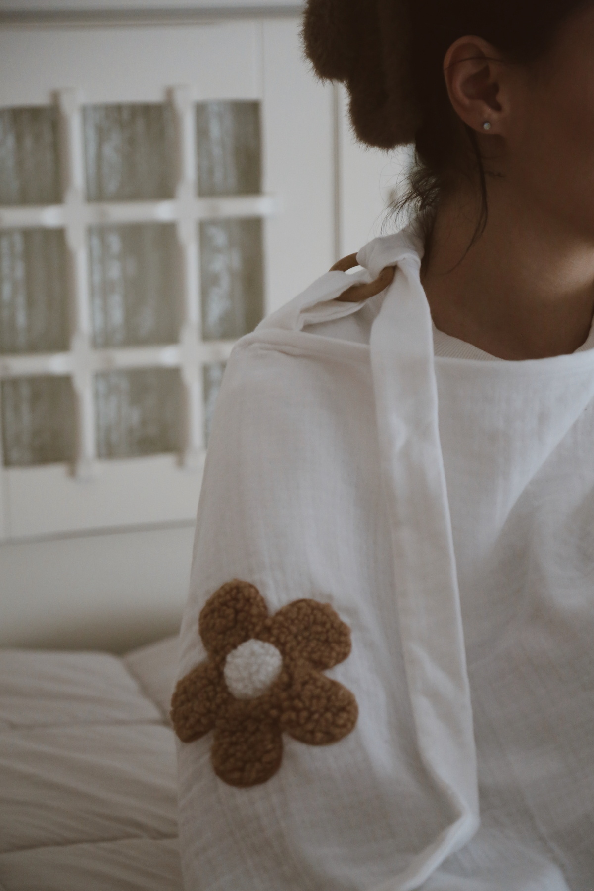 dery baby TAŞIMAK SİHİRDİR DERY BABY DÖRT KAT MÜSLİN TEDDY KAHVE PAPATYA EMZİRME ÖNLÜĞÜ fotoğrafı 6 (önizleme)