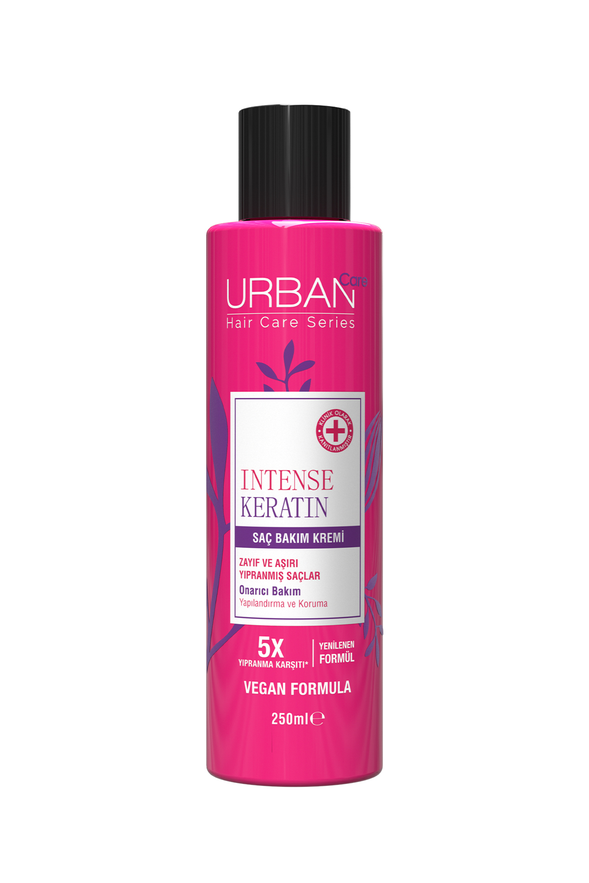 Intense Keratin Aşırı Yıpranmış Saçlara Özel Saç Bakım Kremi 250ml-vegan — 8680690712241 — تصویر 2 از 6