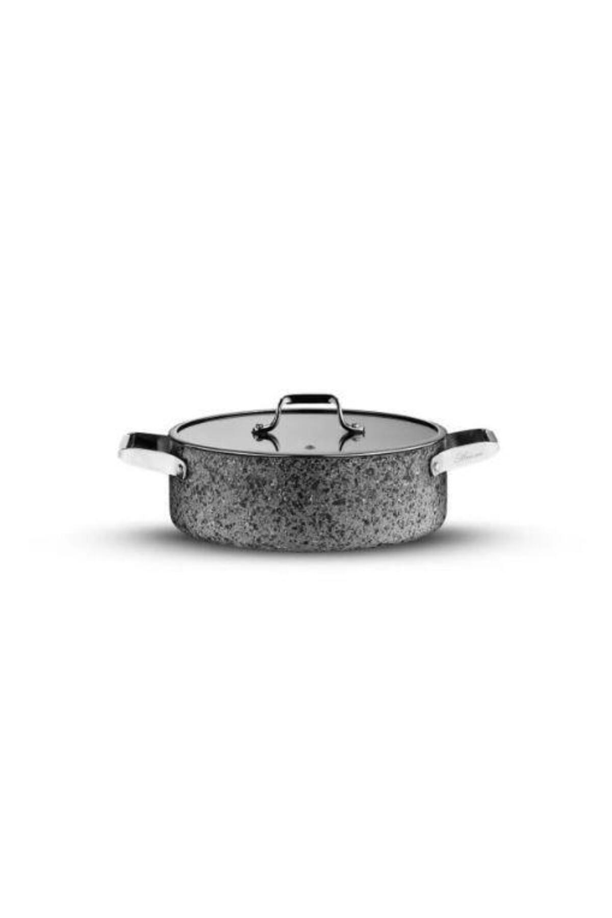 Stone-Age Anti-Scratch Fireproof Non-Stick 22cm Low Pot SH-122