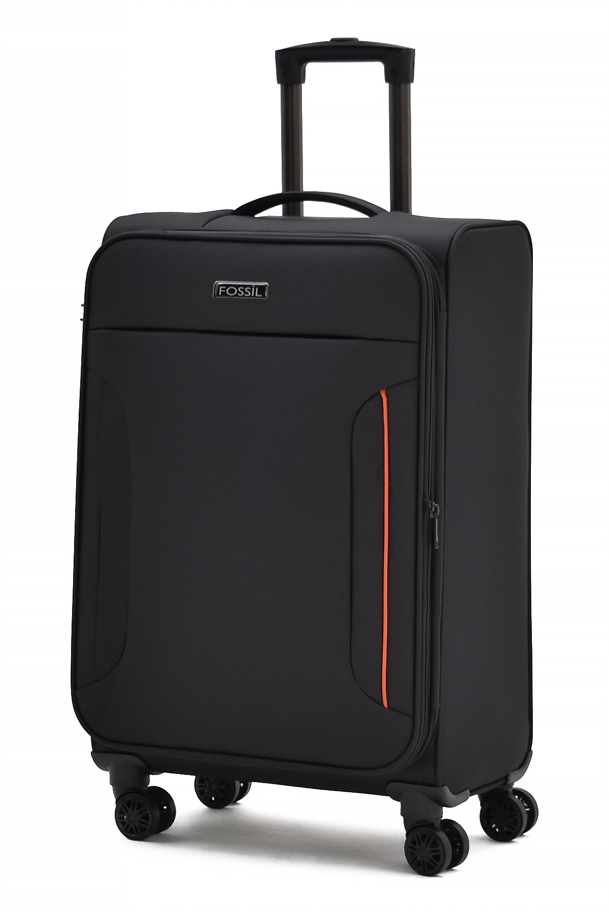Ultra Light Medium Gusseted Fabric Suitcase – 360° 8 Wheels, Light & Large Interior